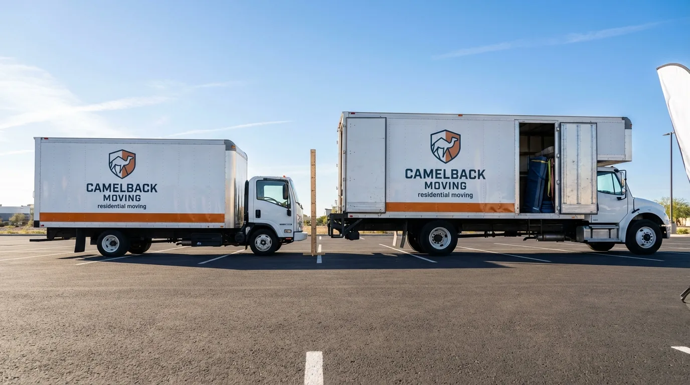 Moving truck size capacity guide in Melville